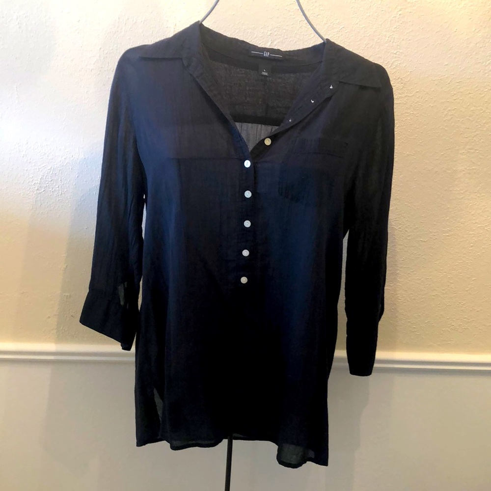 Gap Half Button Down - image 1